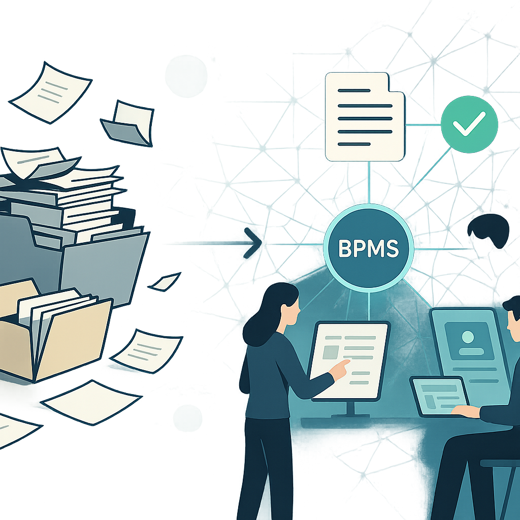 تحول دیجیتال با سامانه مدیریت امور و فرایندها (BPMS): از کاغذبازی تا اتوماسیون هوشمند